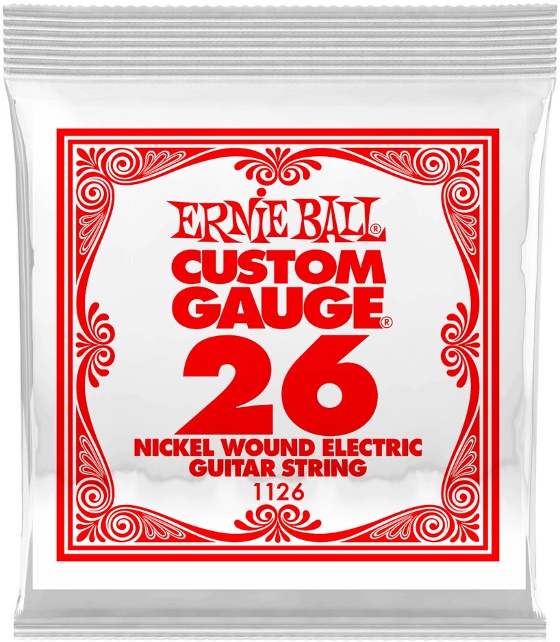 Ernie Ball 1126 Nickel Wound Single .026