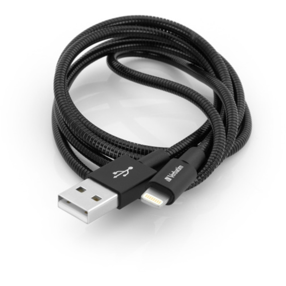 Verbatim Lightning kabel 1m S&CH černý
