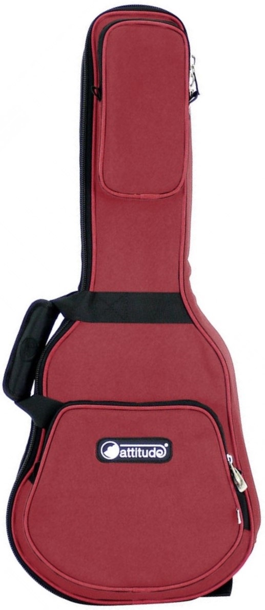 Attitude Busker Ukulele Bag Soprano Wine Red