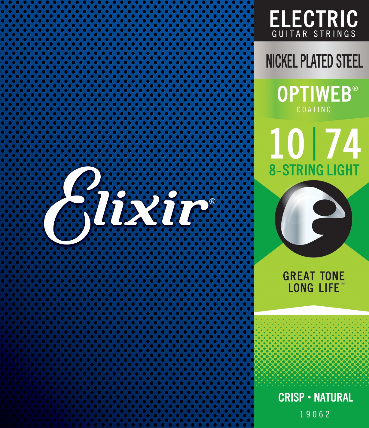 Elixir Optiweb 8-String Light
