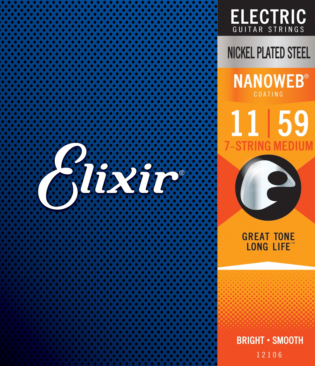 Elixir Nanoweb 7-String Medium
