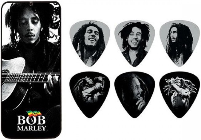 Dunlop Bob Marley Silver Pick Tin Medium