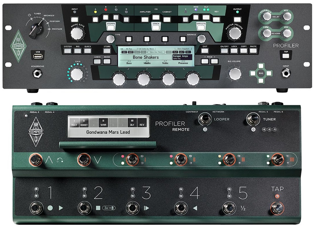 Kemper Profiler Rack + Profiler Remote