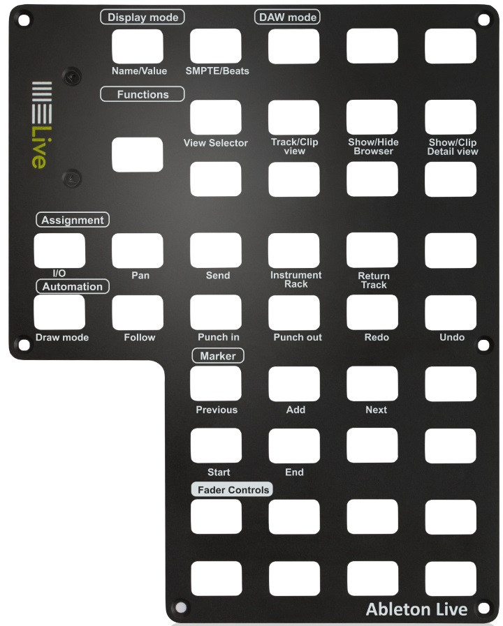 Icon Qcon Pro X Panel Ableton Live