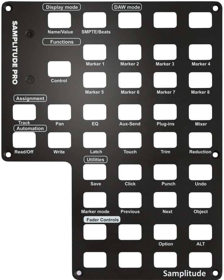 Icon Qcon Pro X Panel Samplitude