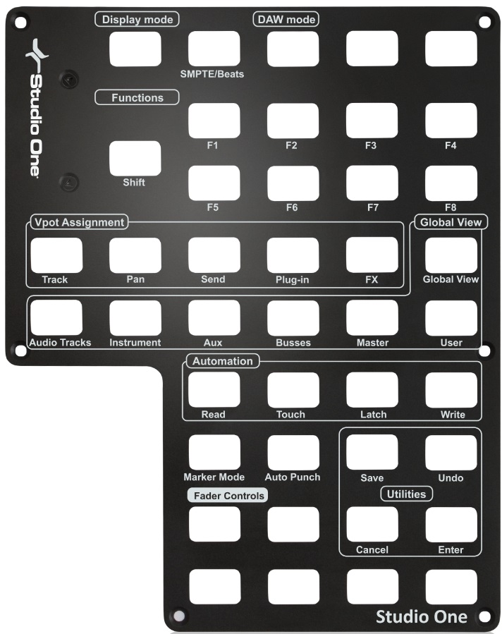 Icon Qcon Pro X Panel Studio One