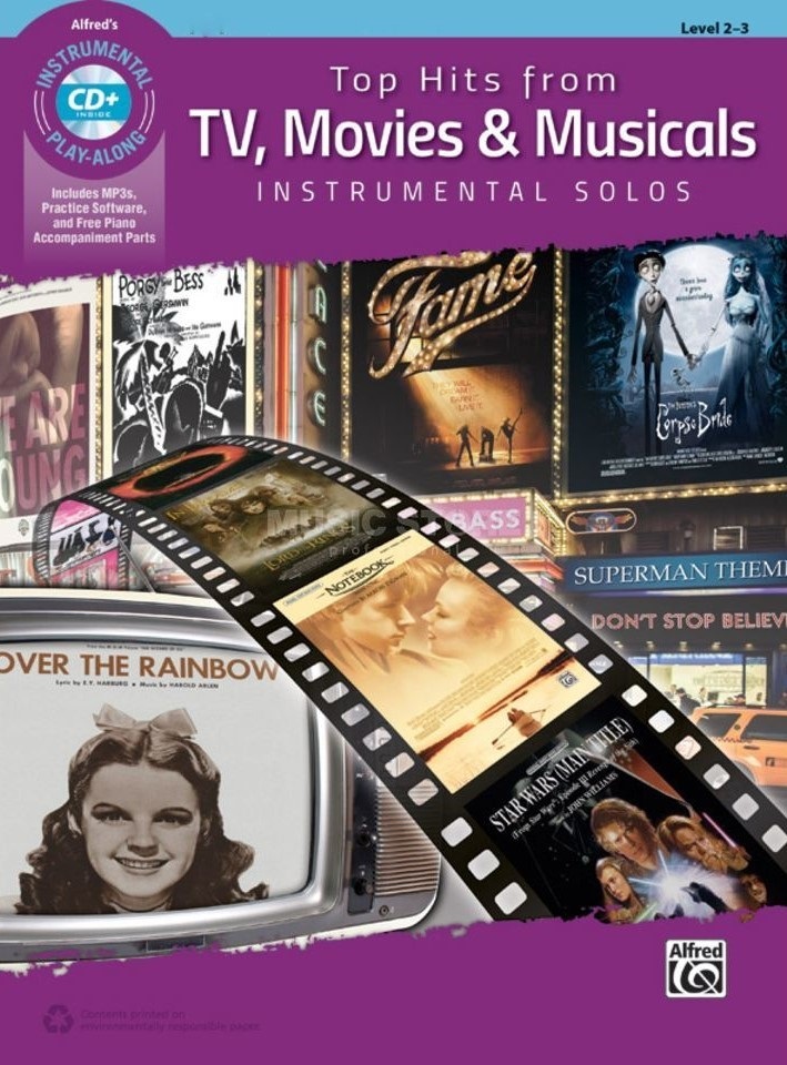 MS Alfred's Instrumental Play-Along: Top Hits From TV, Movies & Musicals