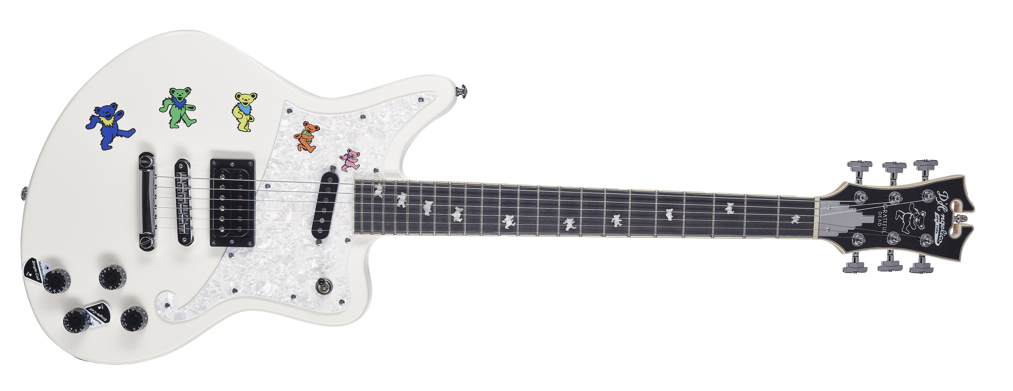 D'Angelico Premier Grateful Dead Bedford Antique White