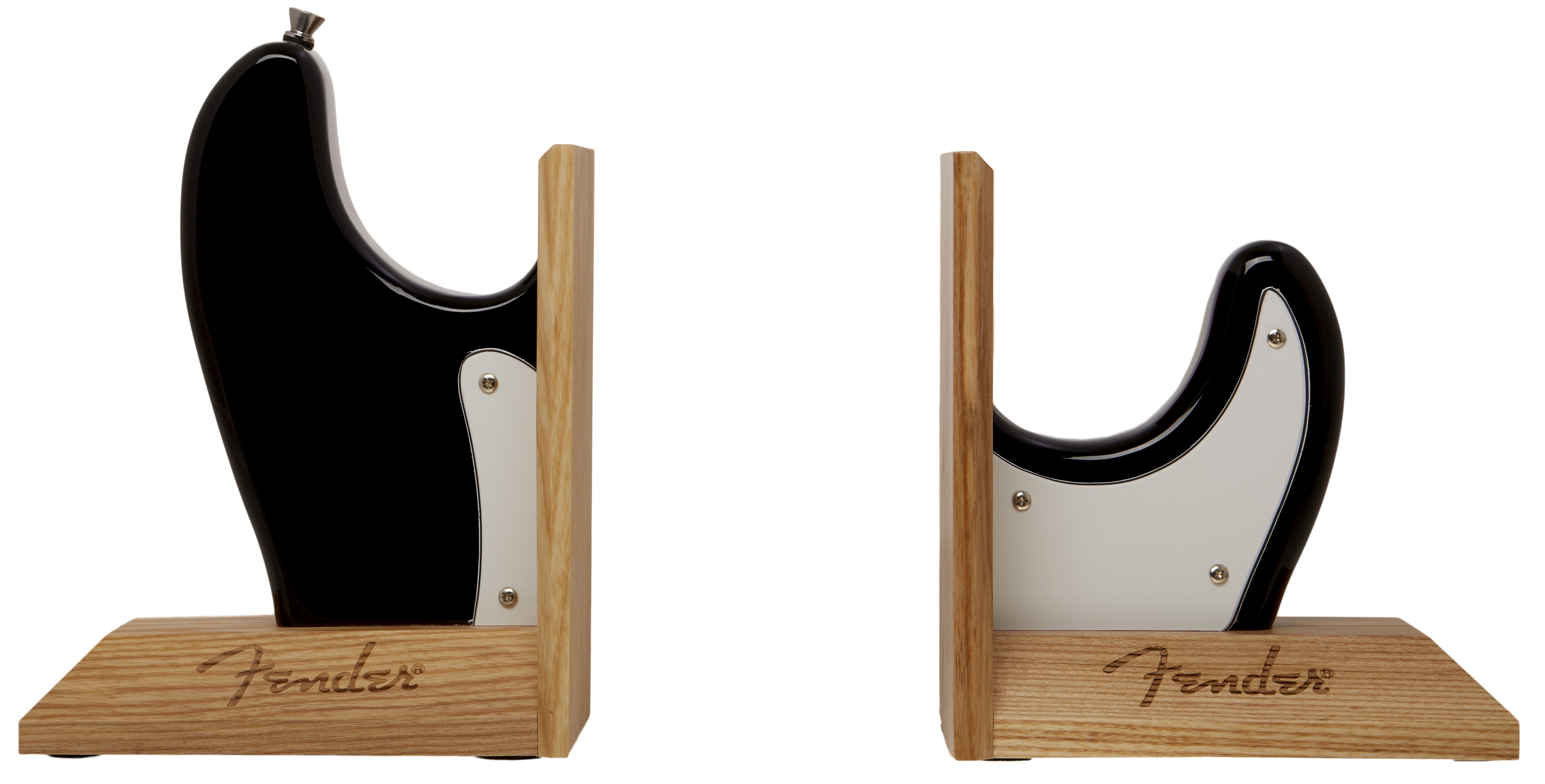 Fender Strat Body Bookends Black