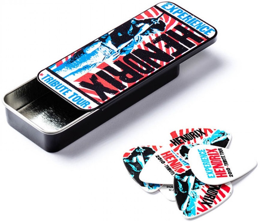 Dunlop Jimi Hendrix Pick Tin Tribute Tour Medium