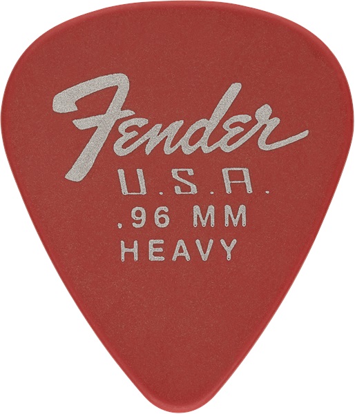 Fender 351 Dura-Tone Picks 0.96 Fiesta Red