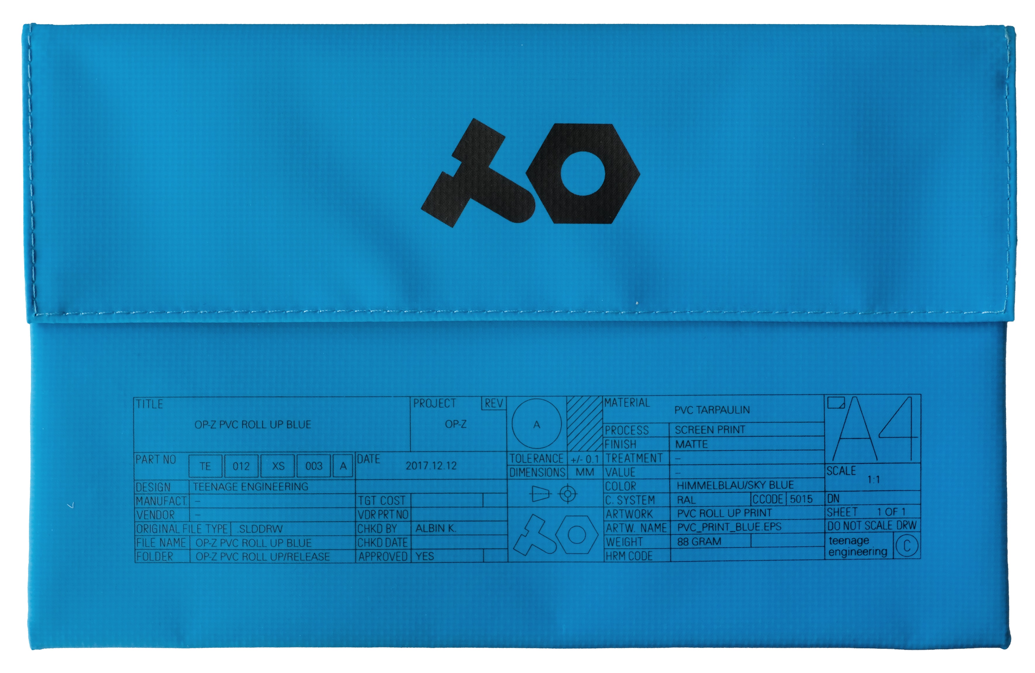 Teenage Engineering OP-Z PVC Roll Up Blue