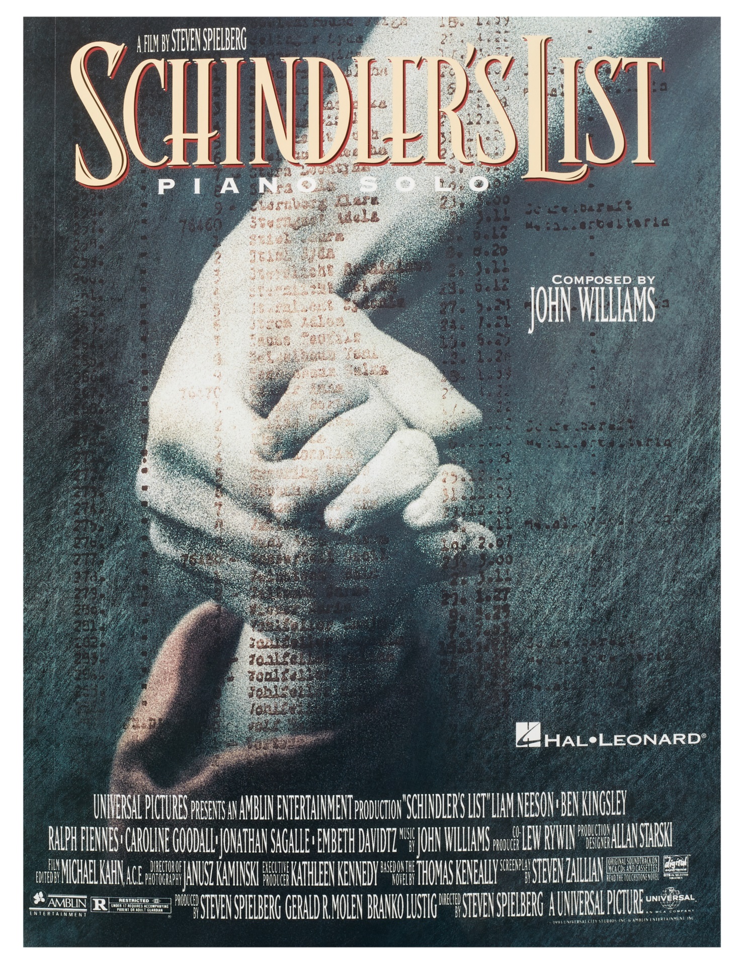 Fotografie MS John Williams: Schindler's List Piano Solos