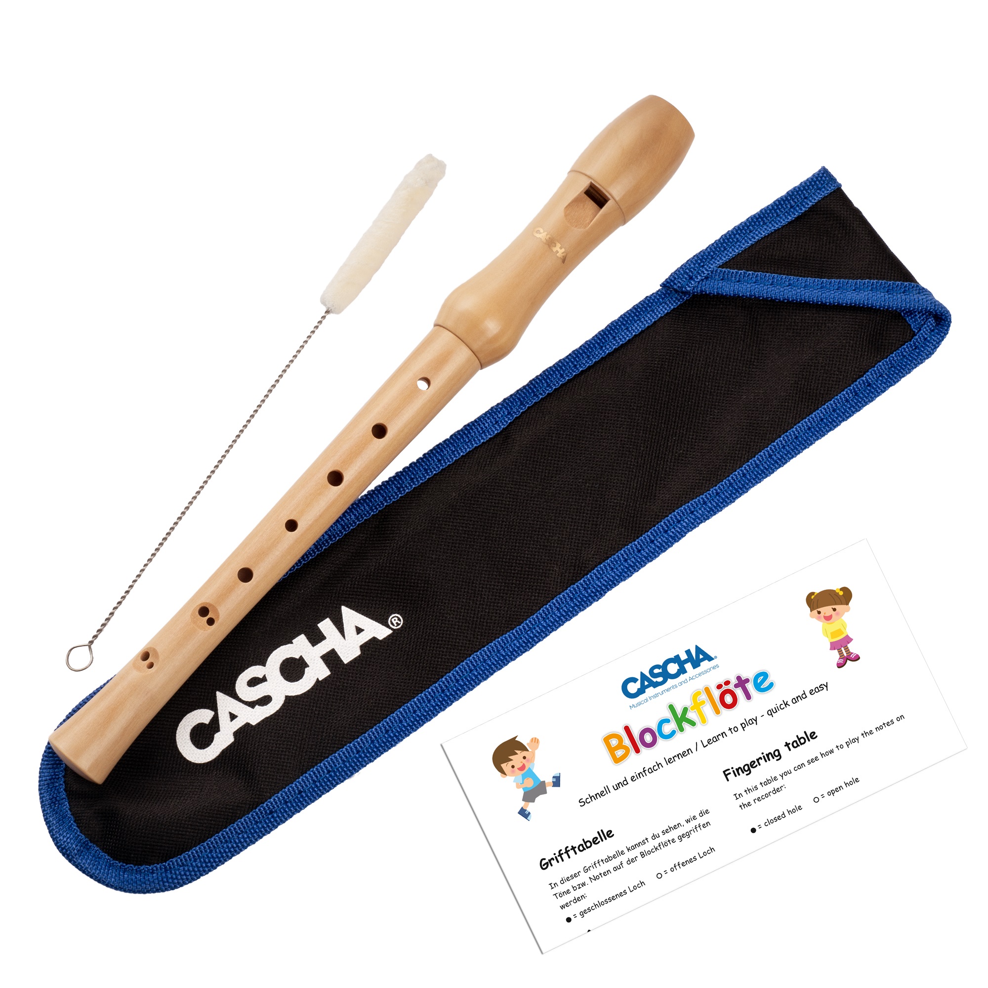 Fotografie Cascha HH 2130 Wooden Recorder Maple - BF