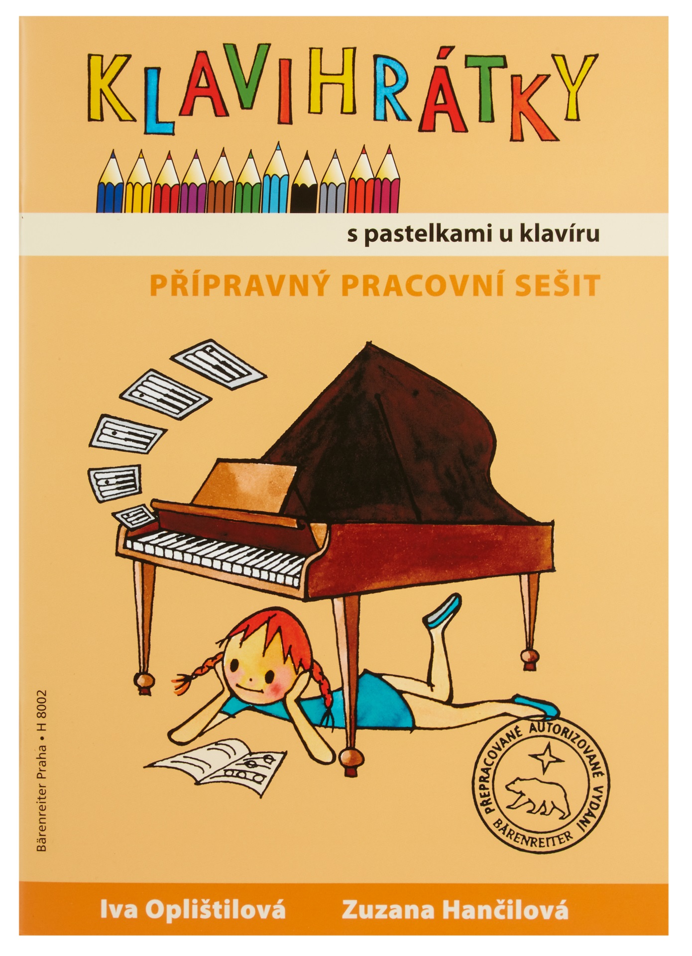 KN Klavihrátky - s pastelkami u klavíru - přípravný pracovní sešit