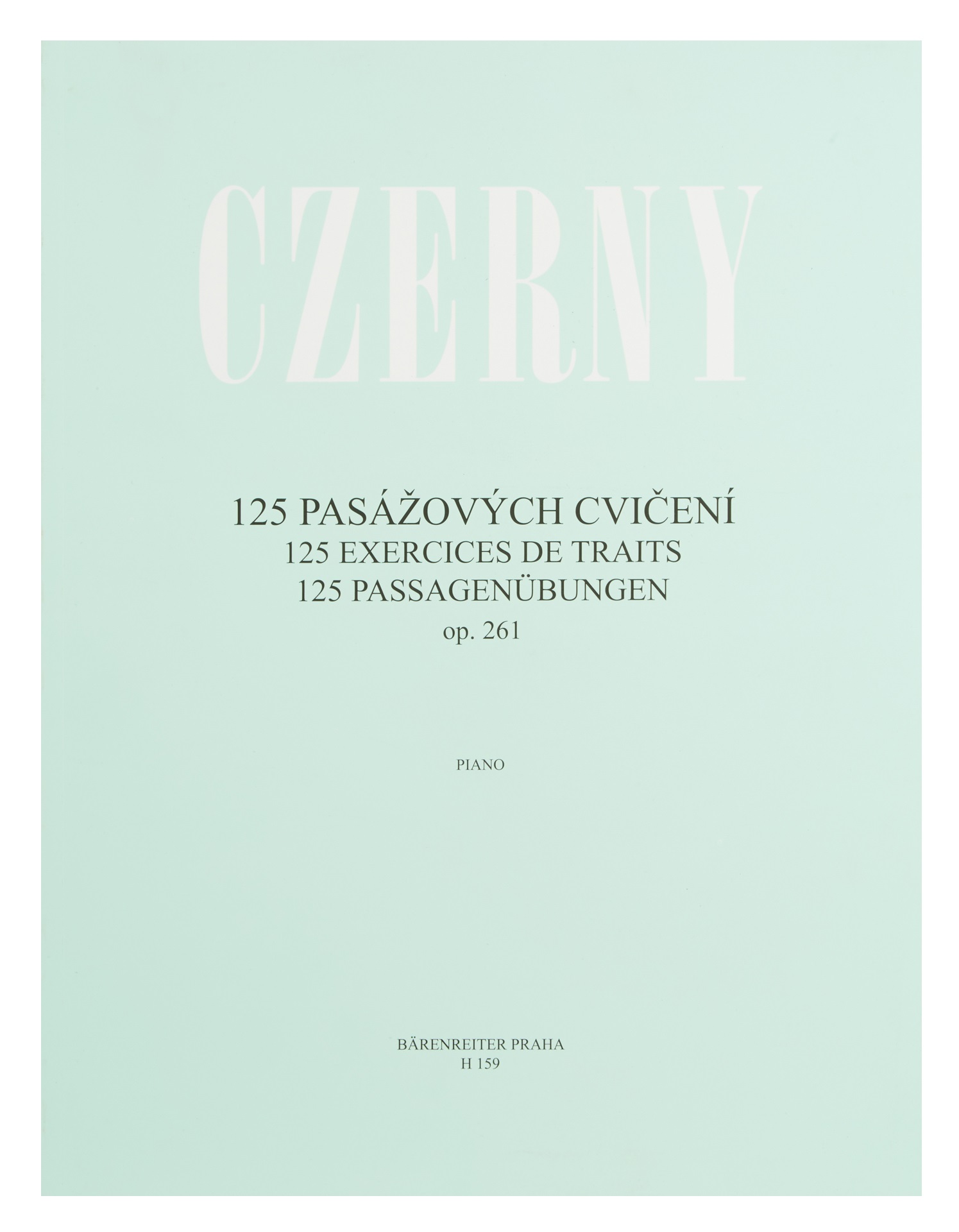 Fotografie Carl Czerny 125 pasážových cvičení op. 261
