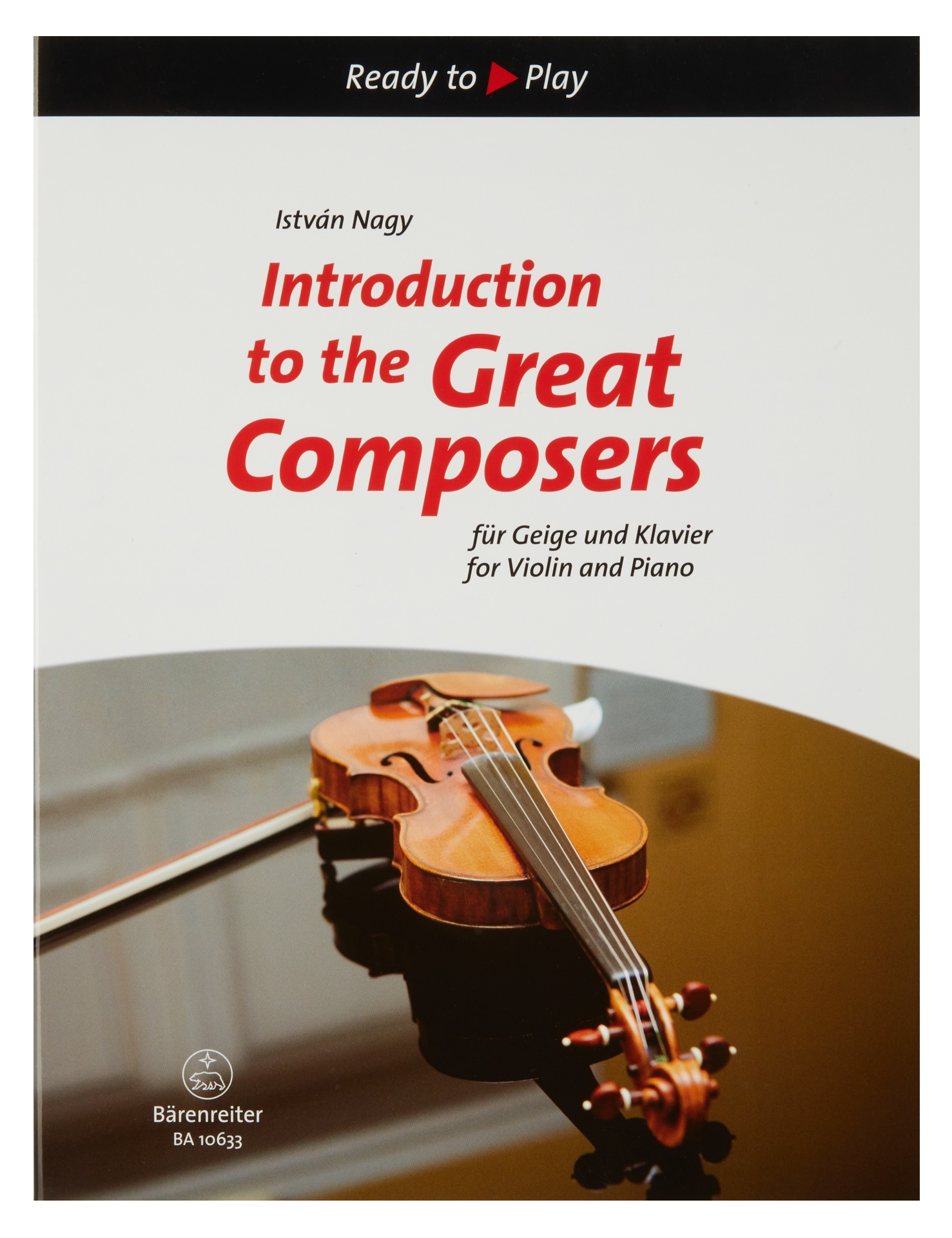 Fotografie Bärenreiter Indroduction to the Great Composers for Violin and Piano