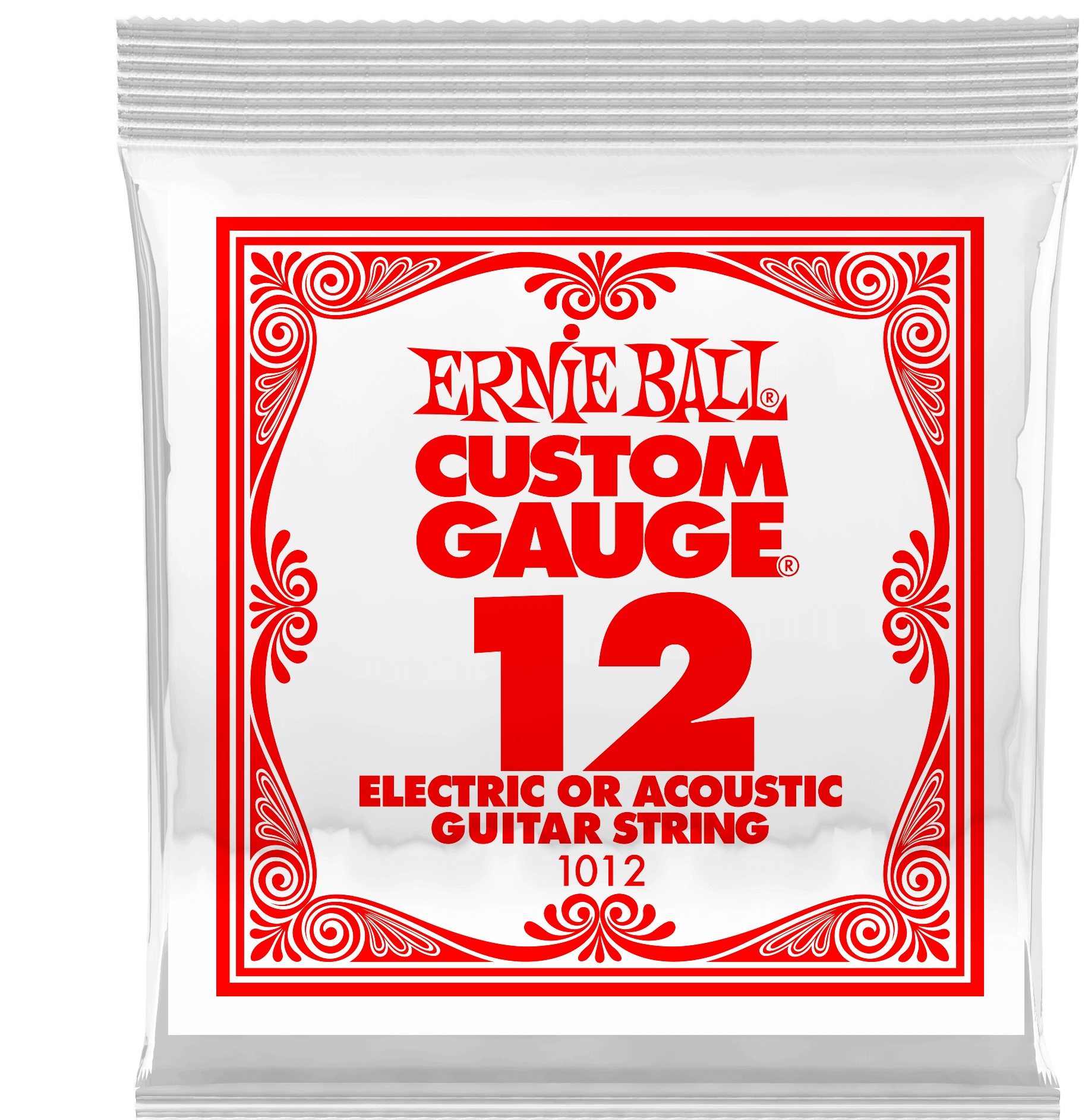 Ernie Ball 1012 Plain Steel Single .012