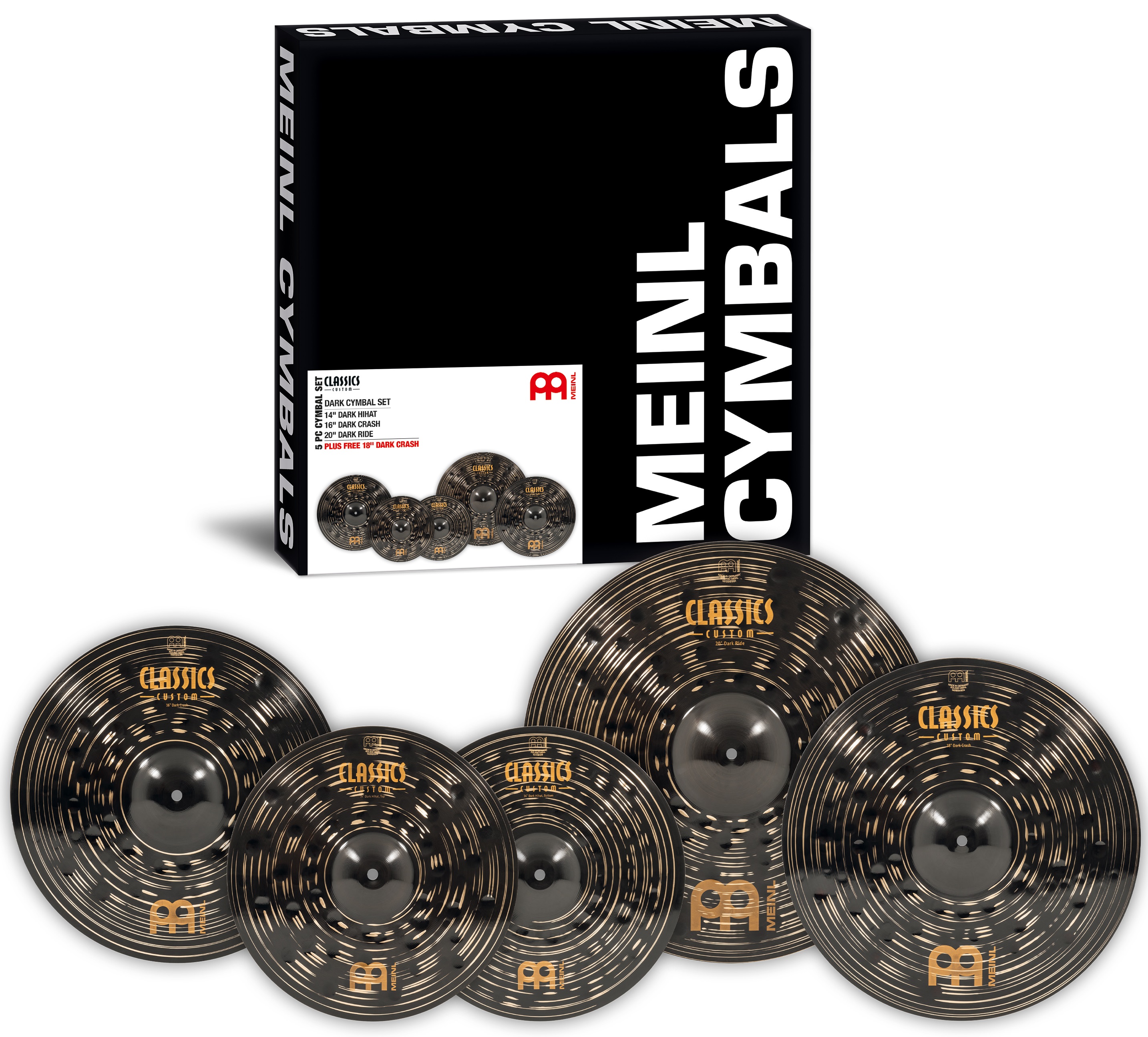 Meinl Classics Custom Dark Cymbal Set