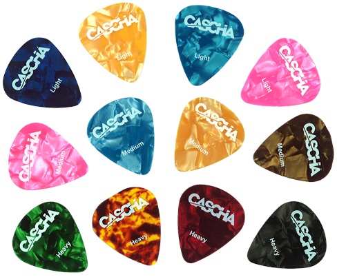 Fotografie Cascha Guitar Pick Set 12 pieces