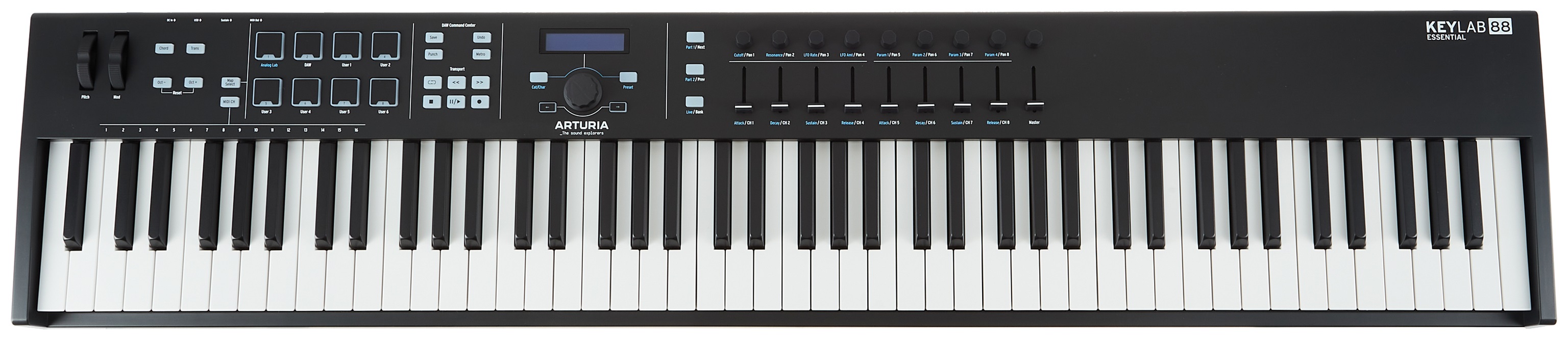 Fotografie Arturia KeyLab Essential 88 Black Edition