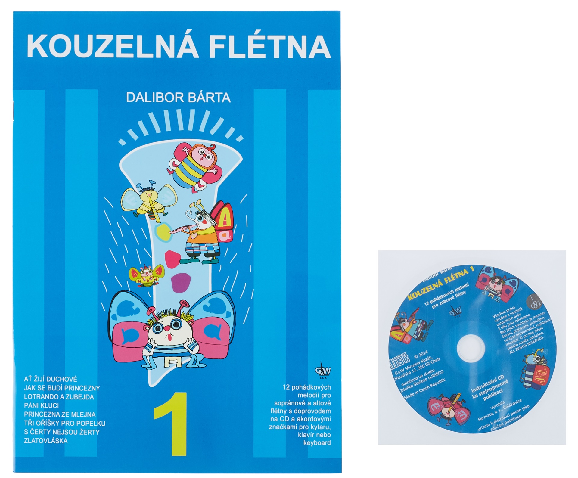 Fotografie Kouzelná flétna 1 (+ CD) - Dalibor Bárta