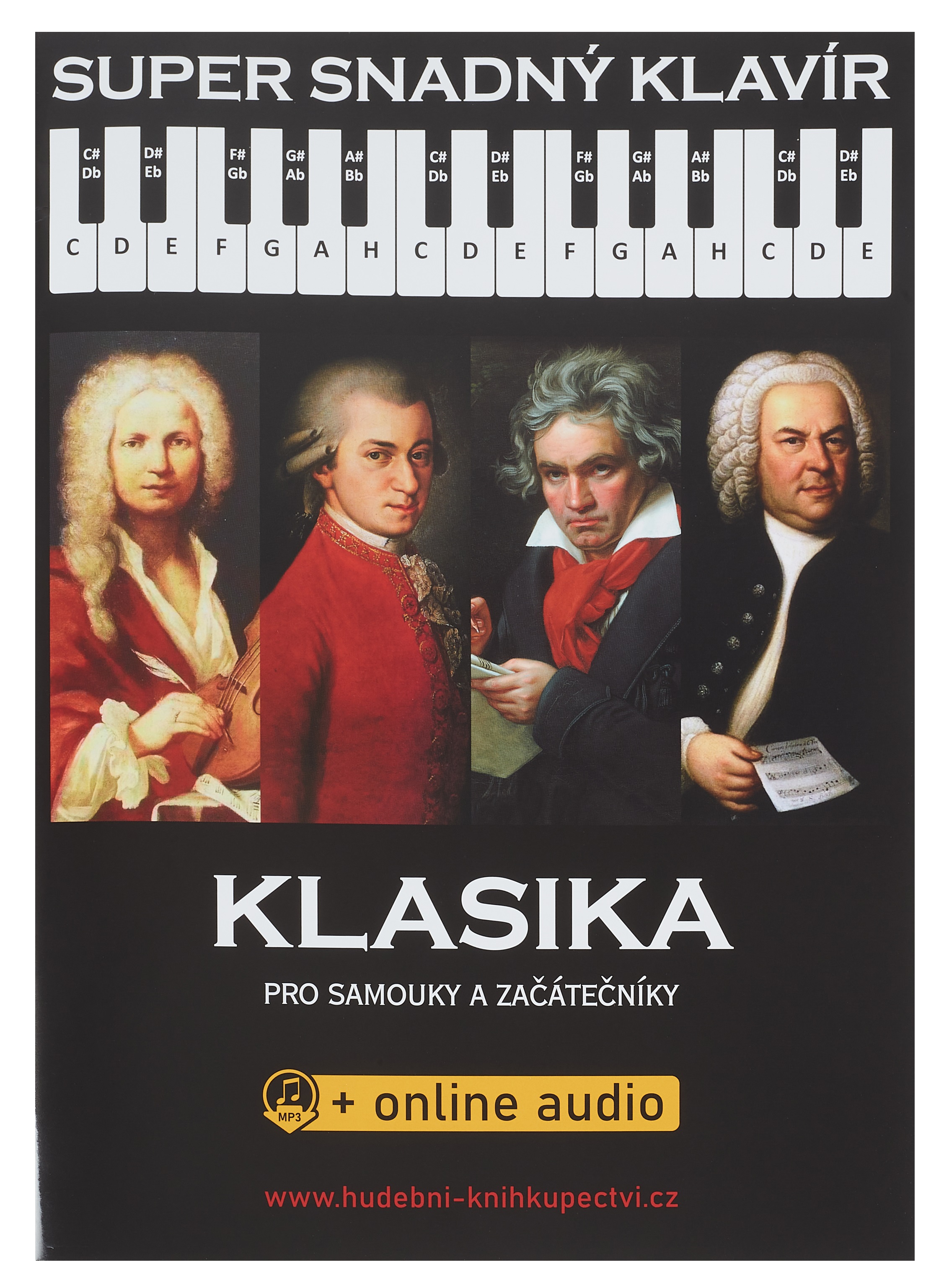 KN Super Snadný Klavír: Klasika pro samouky a začátečníky (+online aud