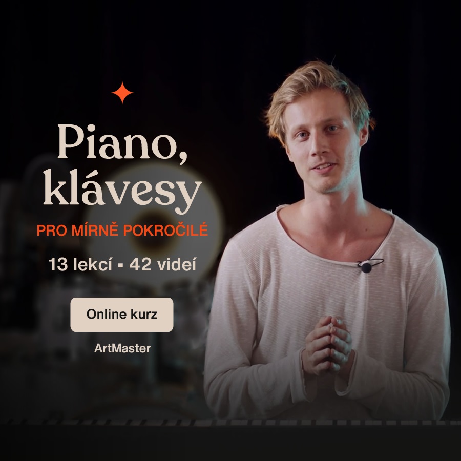 ArtMaster Online kurz Piana a kláves - Pro mírně pokročilé