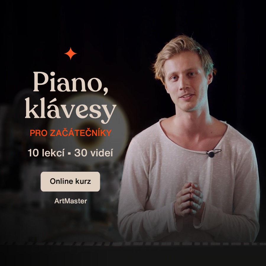 ArtMaster Online kurz Piana a kláves - Pro začátečníky