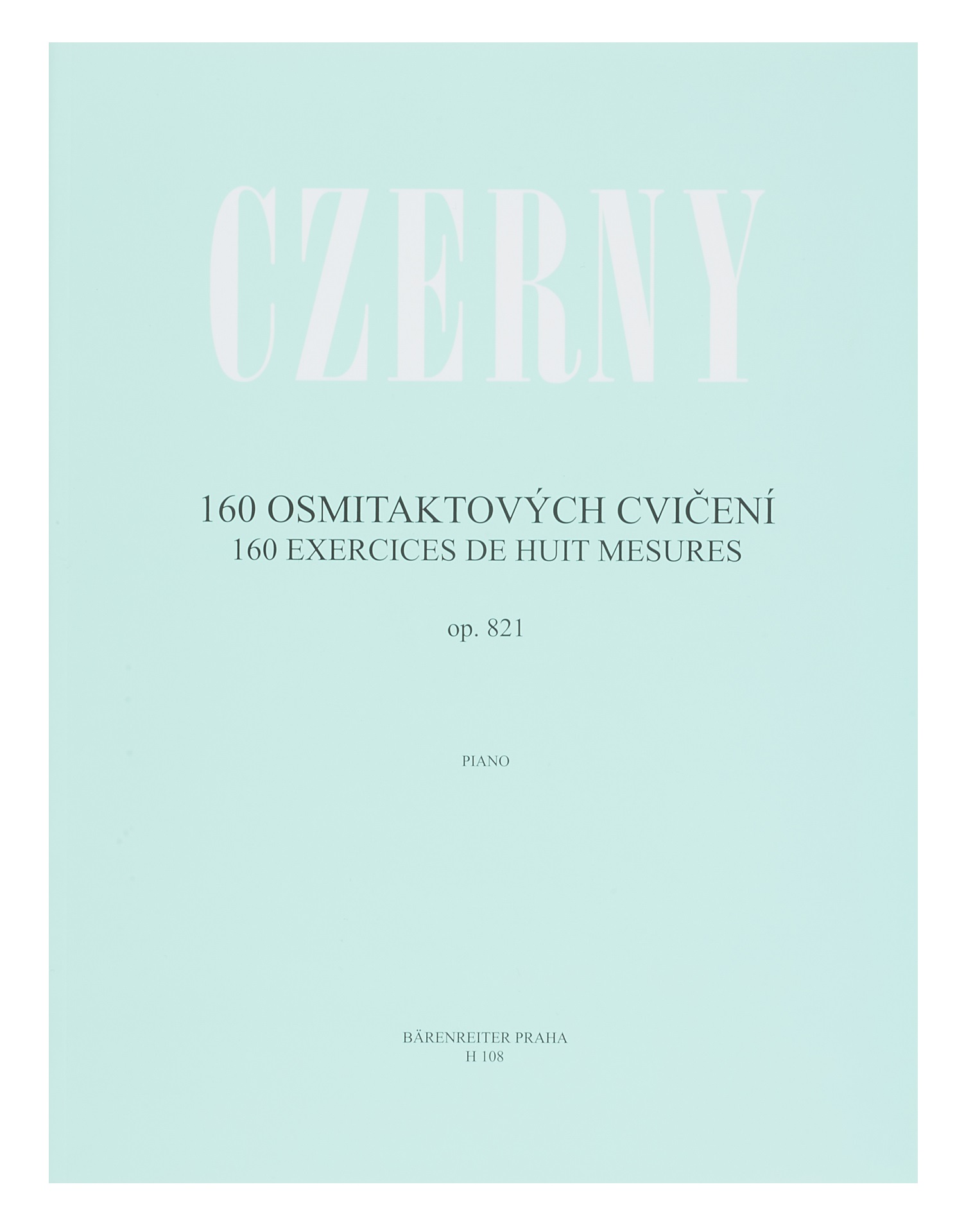 MS 160 osmitaktových cvičení op. 821 - Czerny Carl