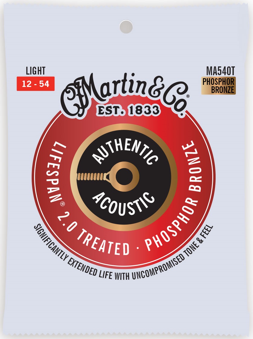 Martin Authentic Lifespan 2.0 92/8 Phosphor Bronze Light