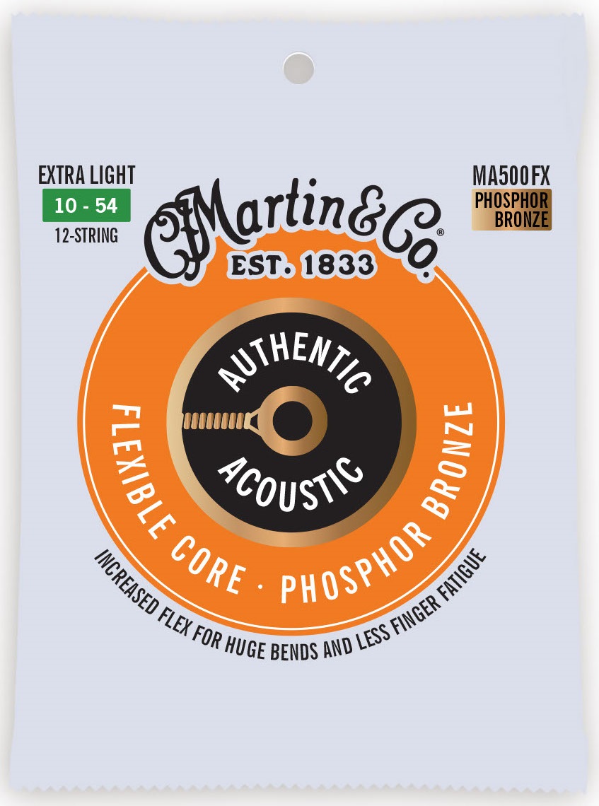 Martin Authentic Acoustic Flexible Core 92/8 Phosphor Bronze Custom Li