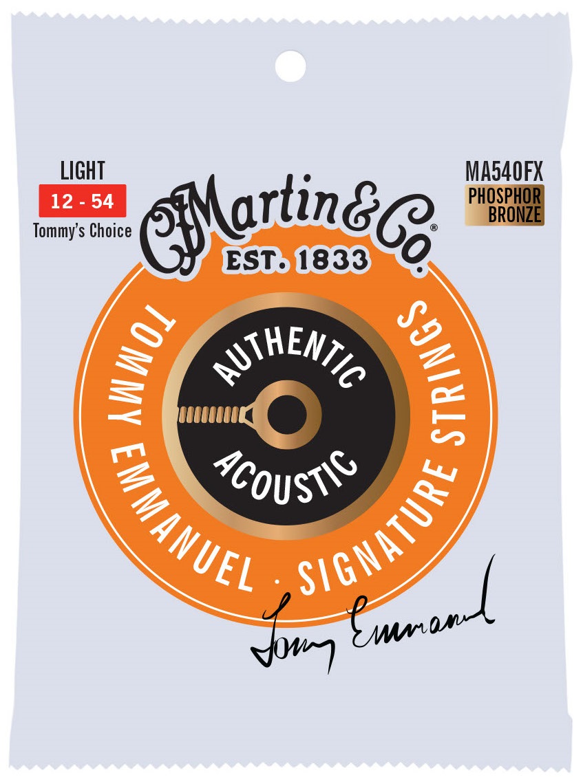 Martin Authentic Acoustic Flexible Core 92/8 Phosphor Bronze Light - T