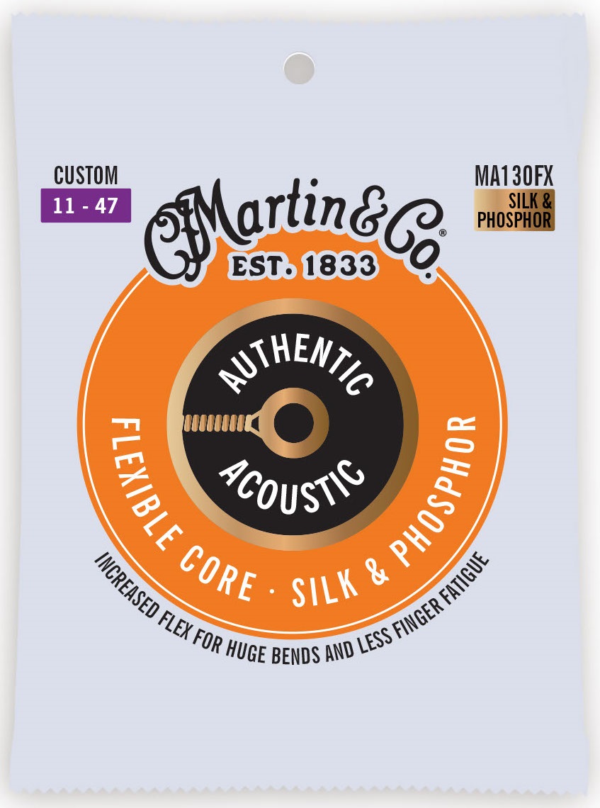 Martin Authentic Acoustic Flexible Core Silk & Phosphor Custom