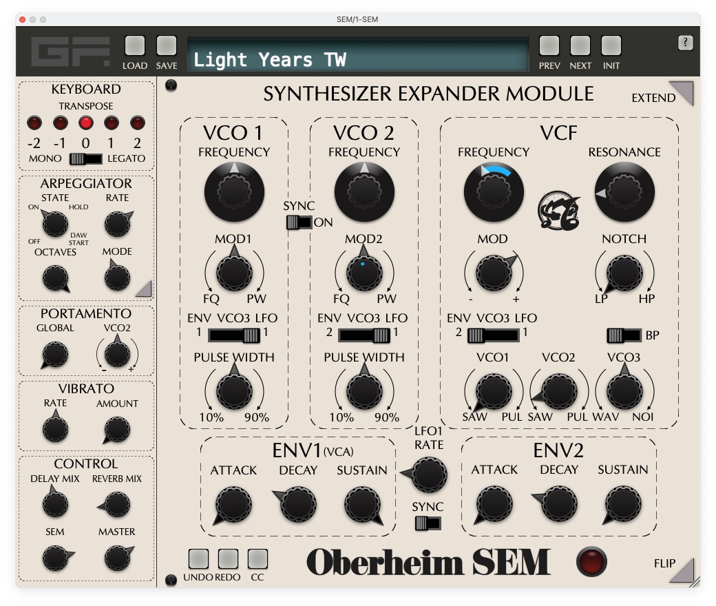 GFORCE Oberheim SEM