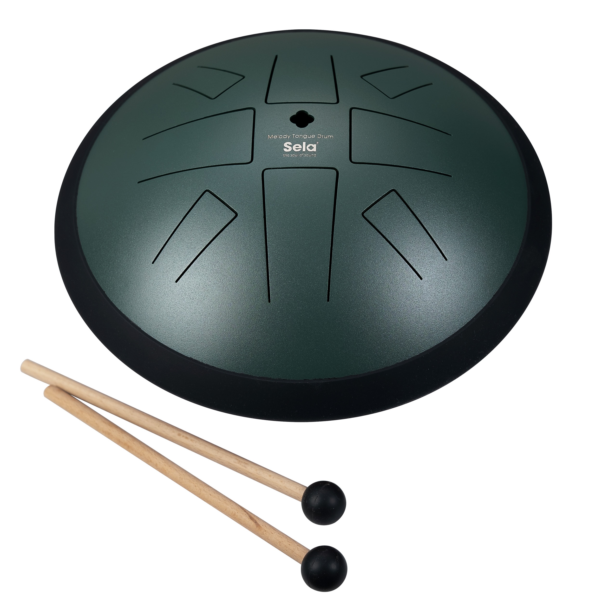 Fotografie Sela 10" Melody Tongue Drum Dark Green