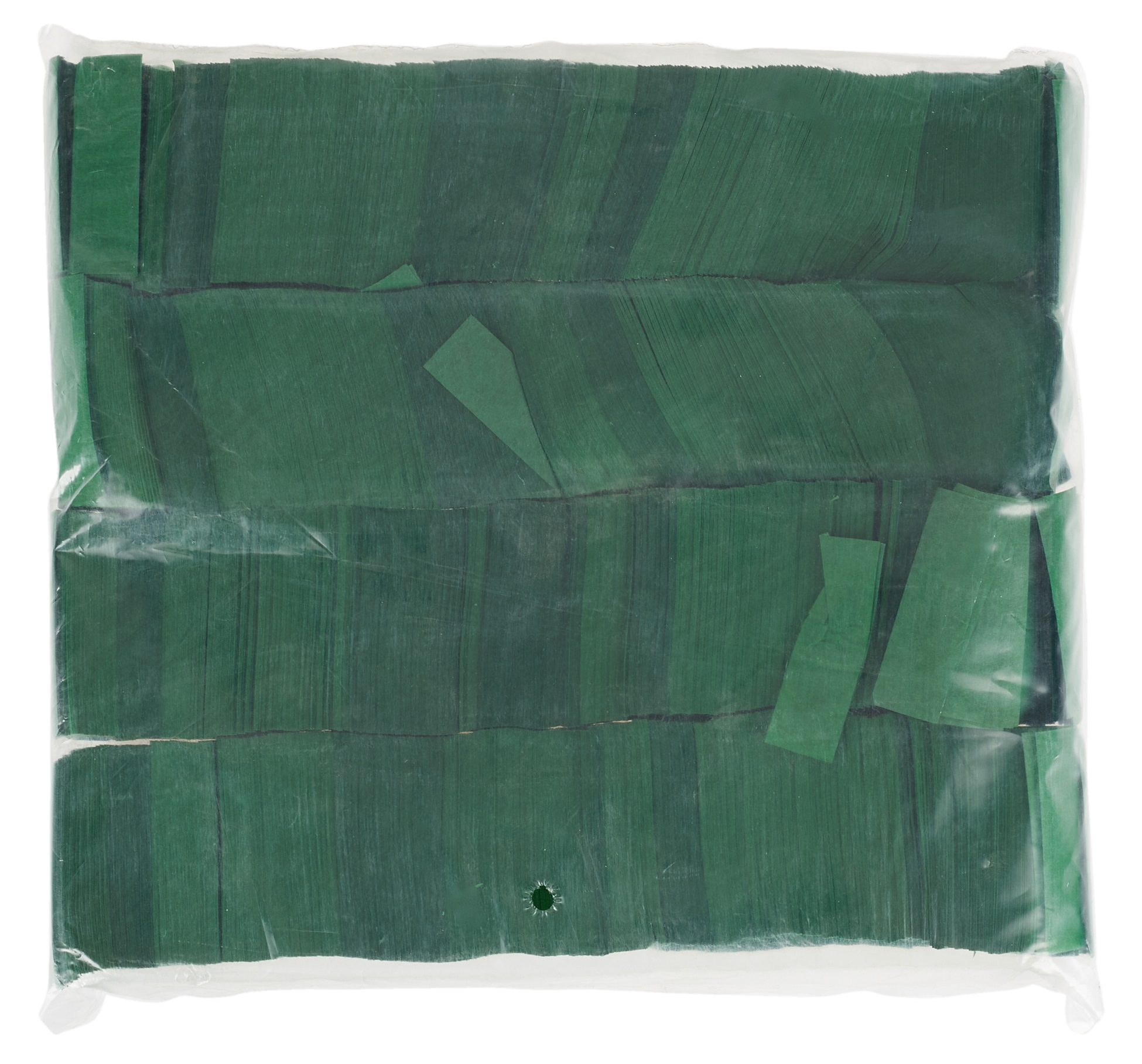 Fotografie Tcm Fx Pomalu padající obdélníkové konfety 55x18mm, tmavě zelené, 1kg