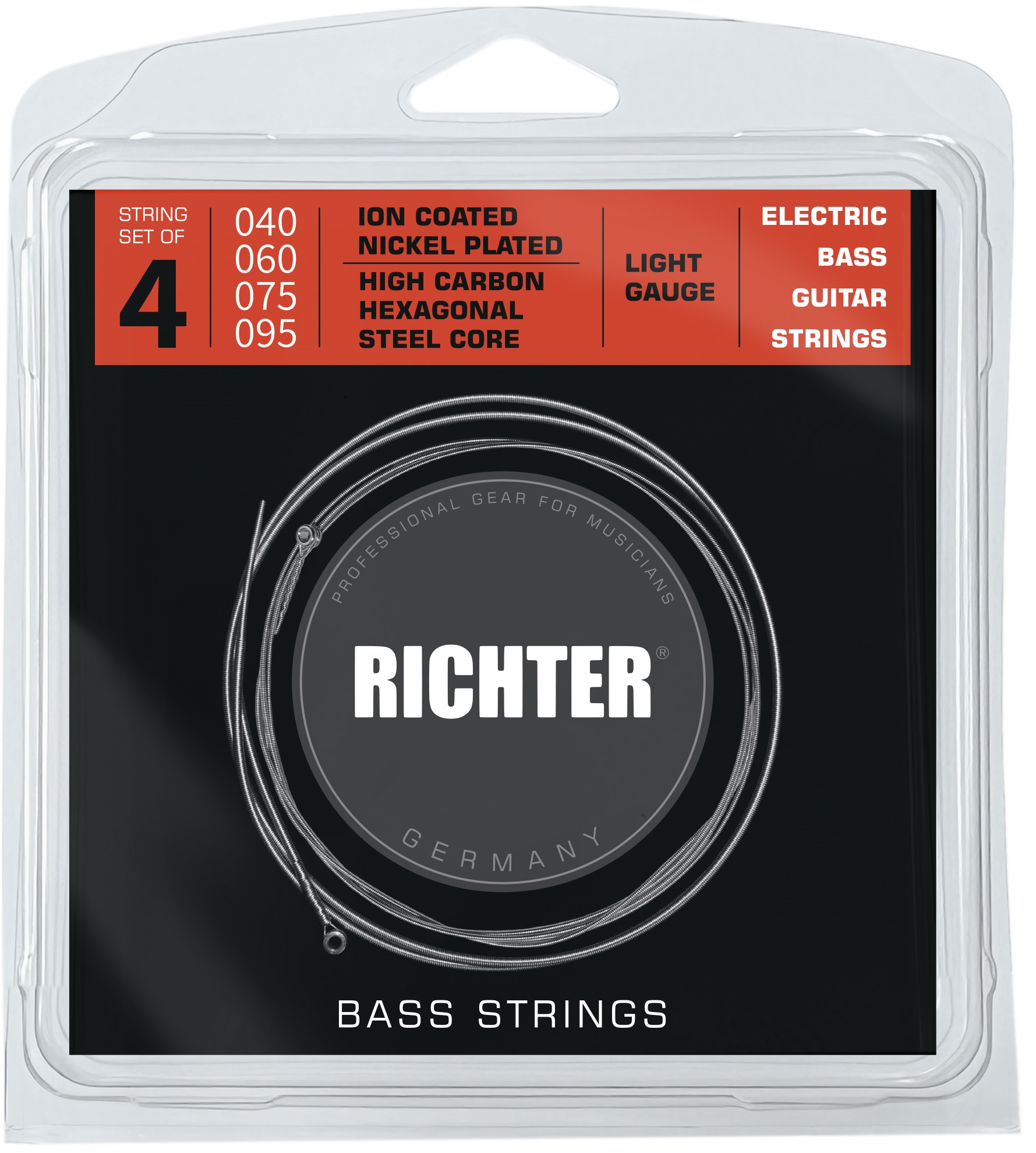 Fotografie Richter Electric Bass Strings Ion Coated, Light 40-95