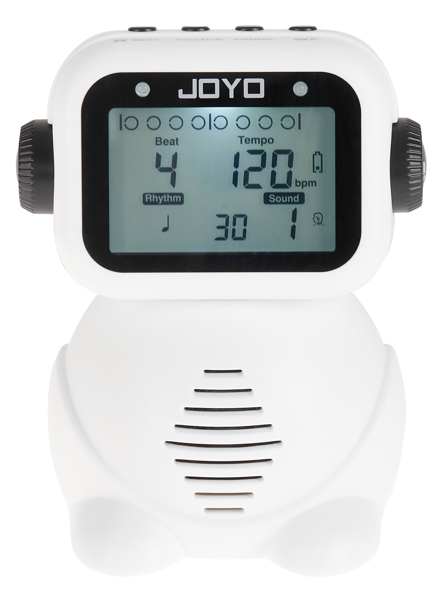 Joyo JM-93 Robot Metronome Ivory White