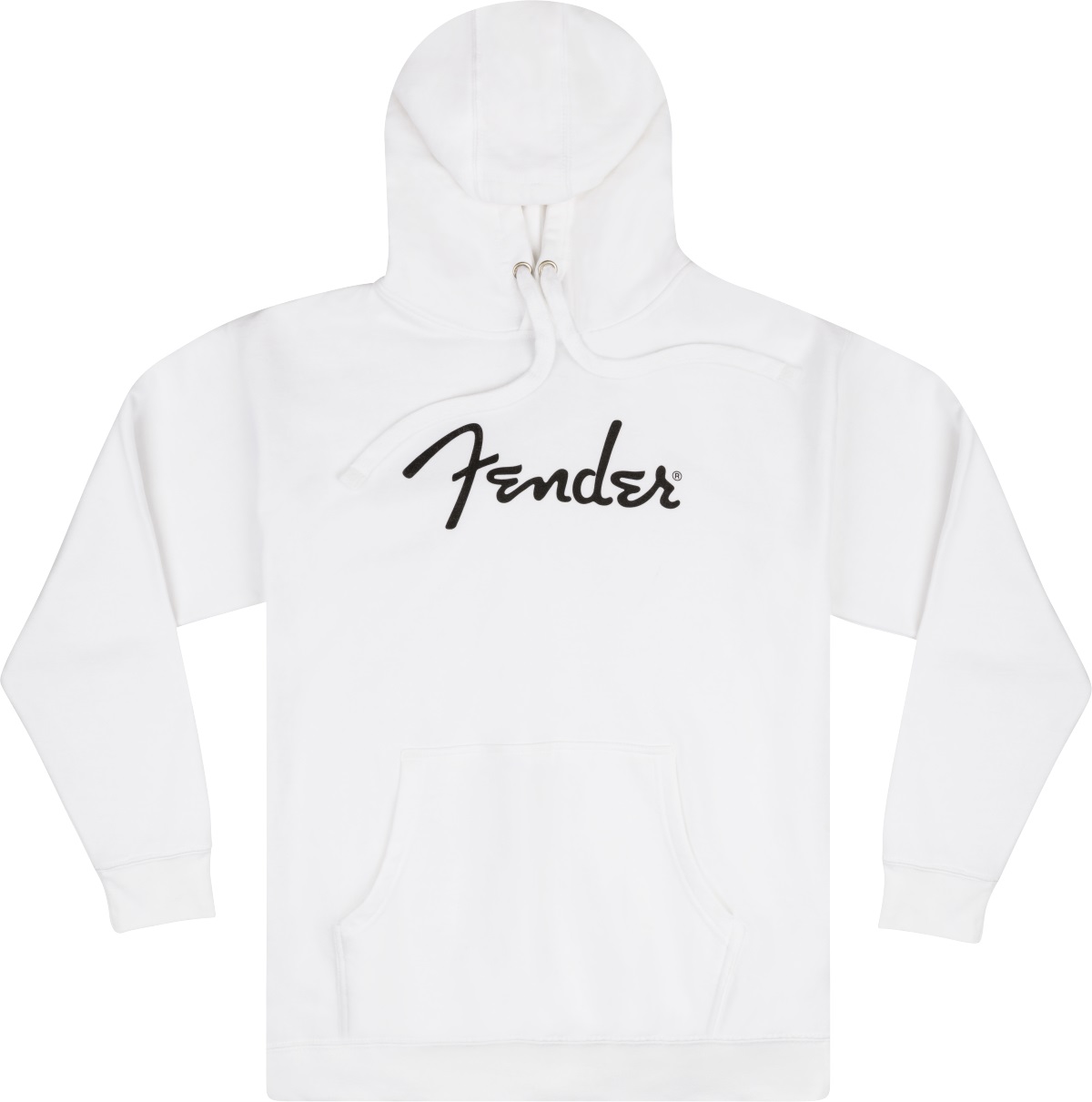 Fender Spaghetti Logo Hoodie, Olympic White, L
