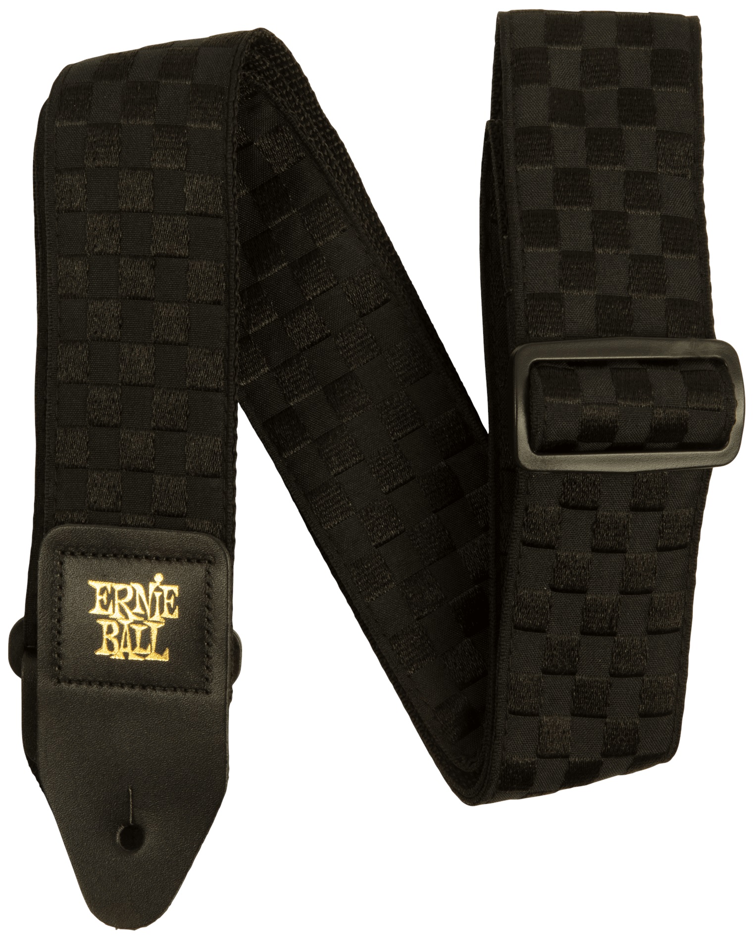 Ernie Ball Jacquard Strap Black Checkers