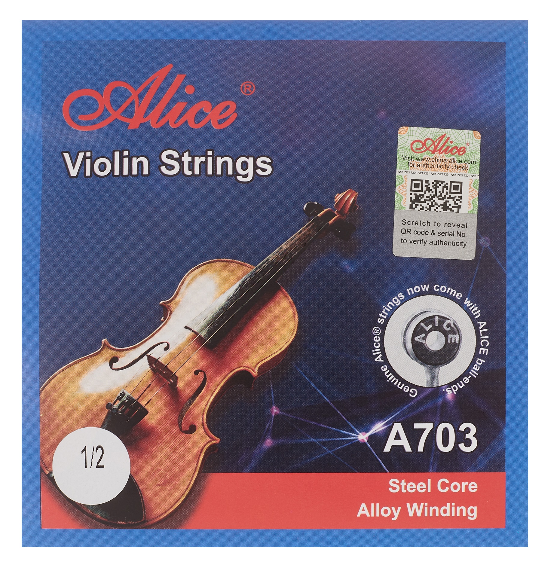 Fotografie Alice A703 Basic Violin Strings 1/2