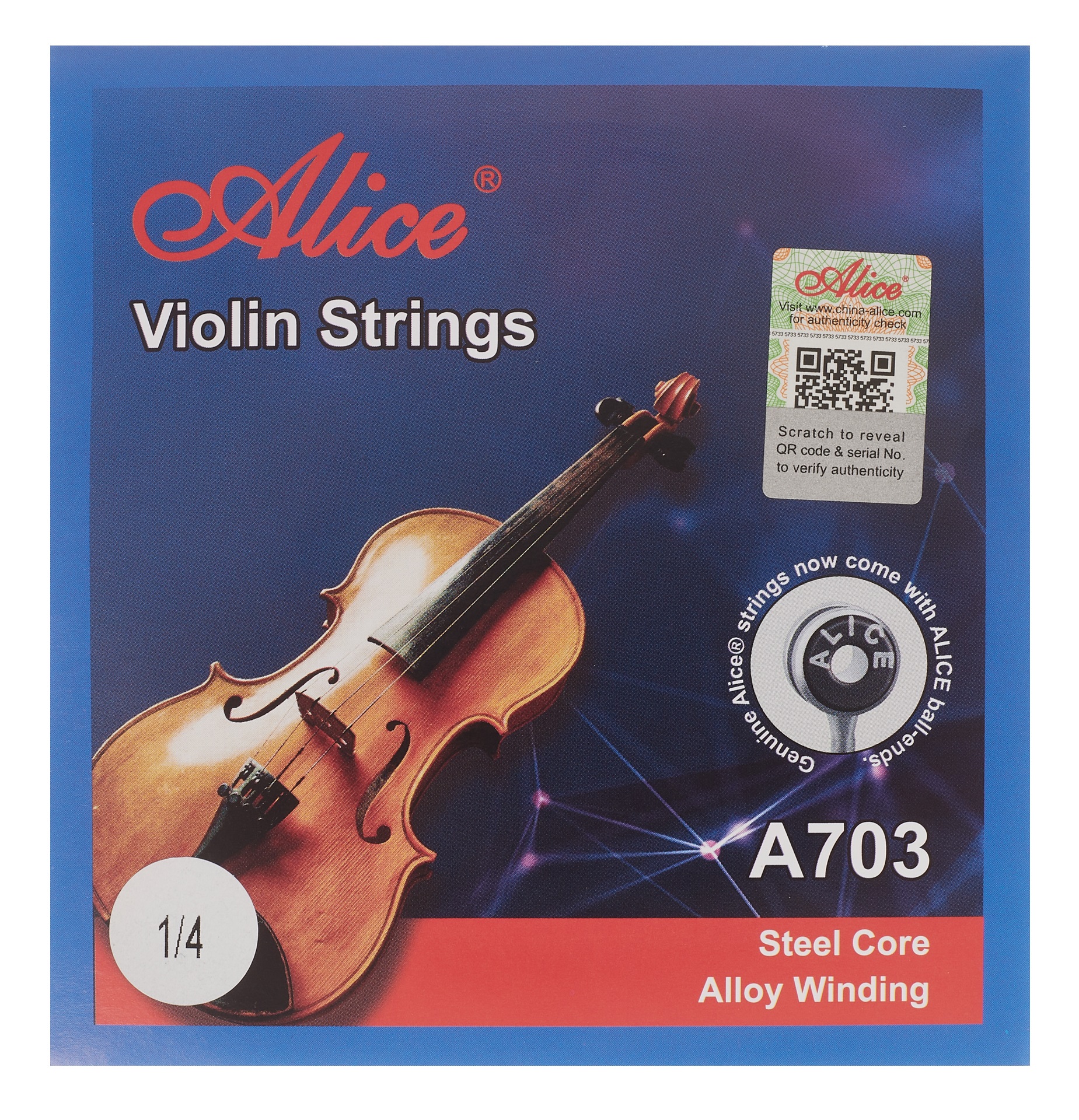 Fotografie Alice A703 Basic Violin Strings 1/4