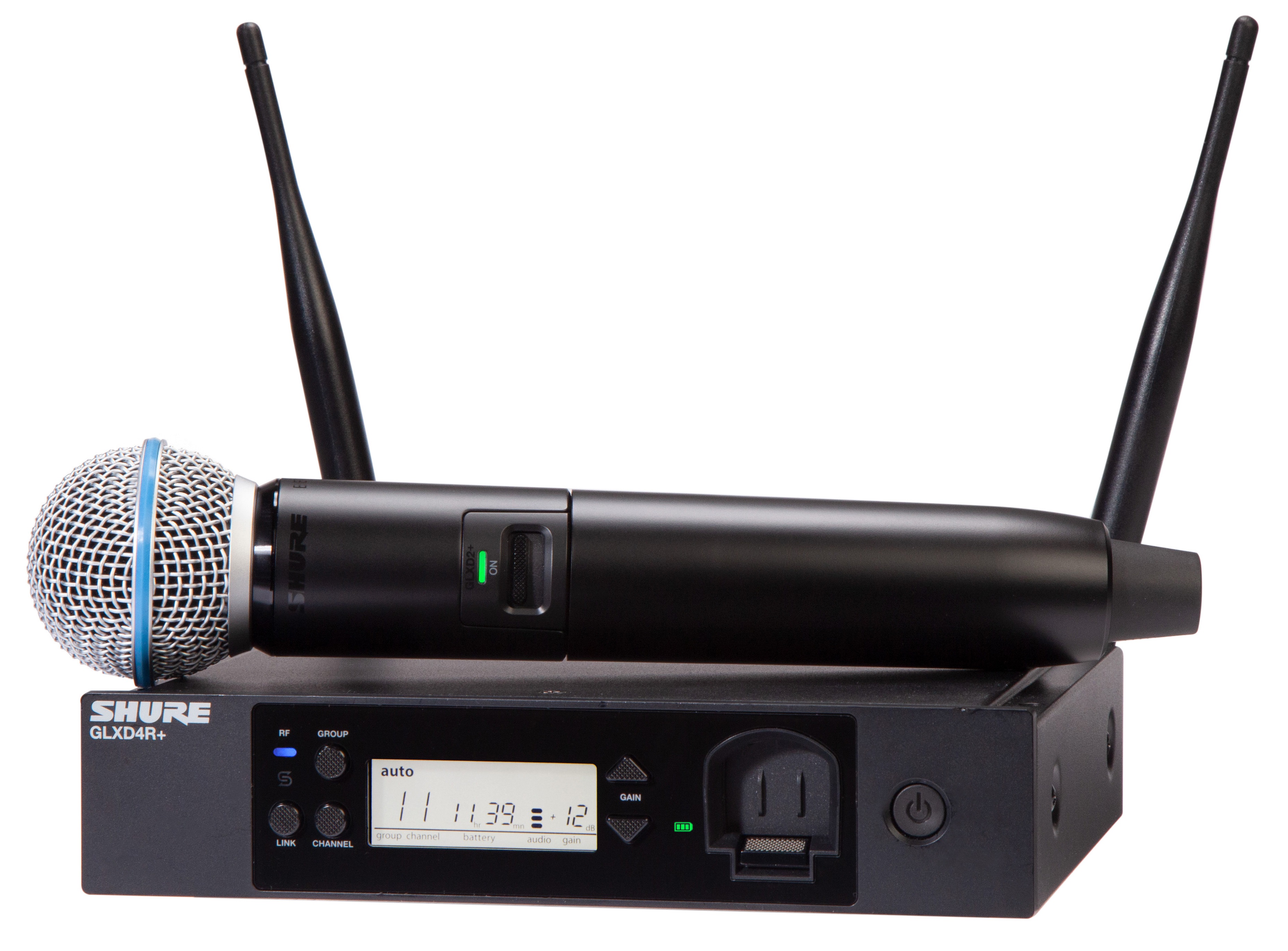 Fotografie Shure GLXD24R+ VOCAL SYSTEM WITH BETA58A