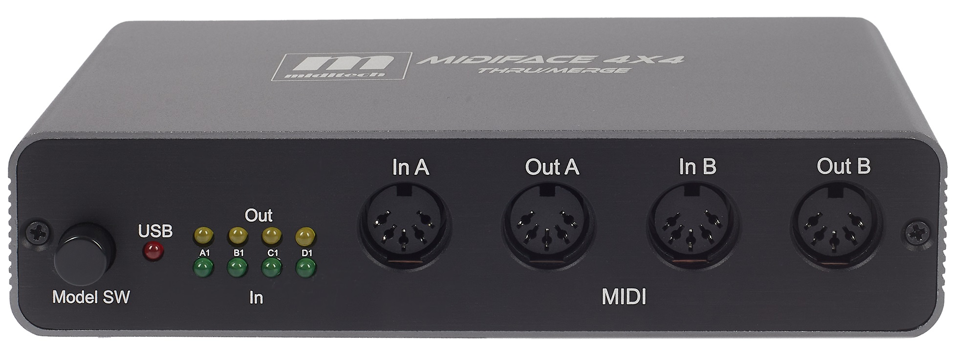 Miditech MIDI face 4x4 thru/merge