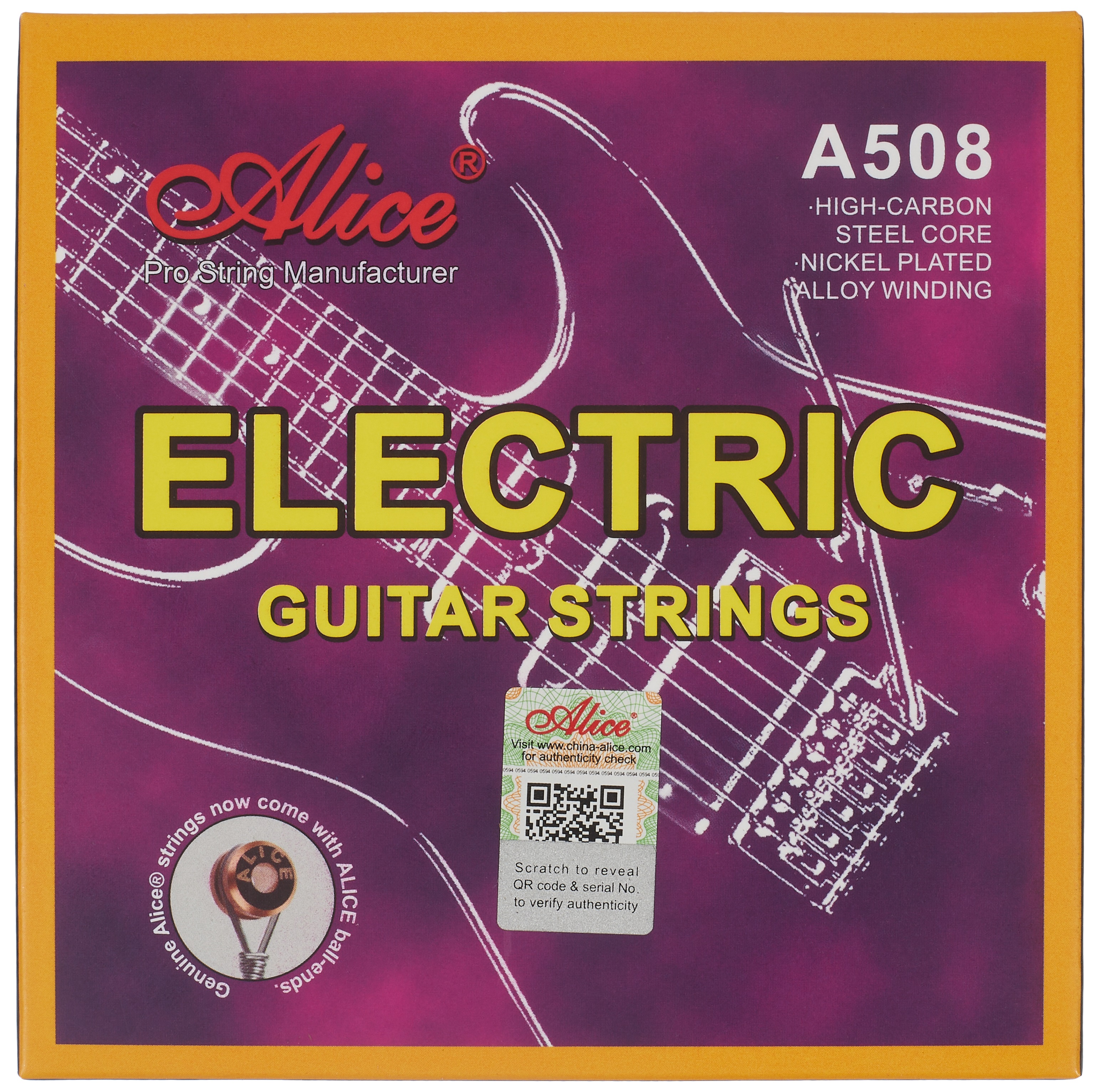 Fotografie Alice A508-L Electric Guitar Strings Light