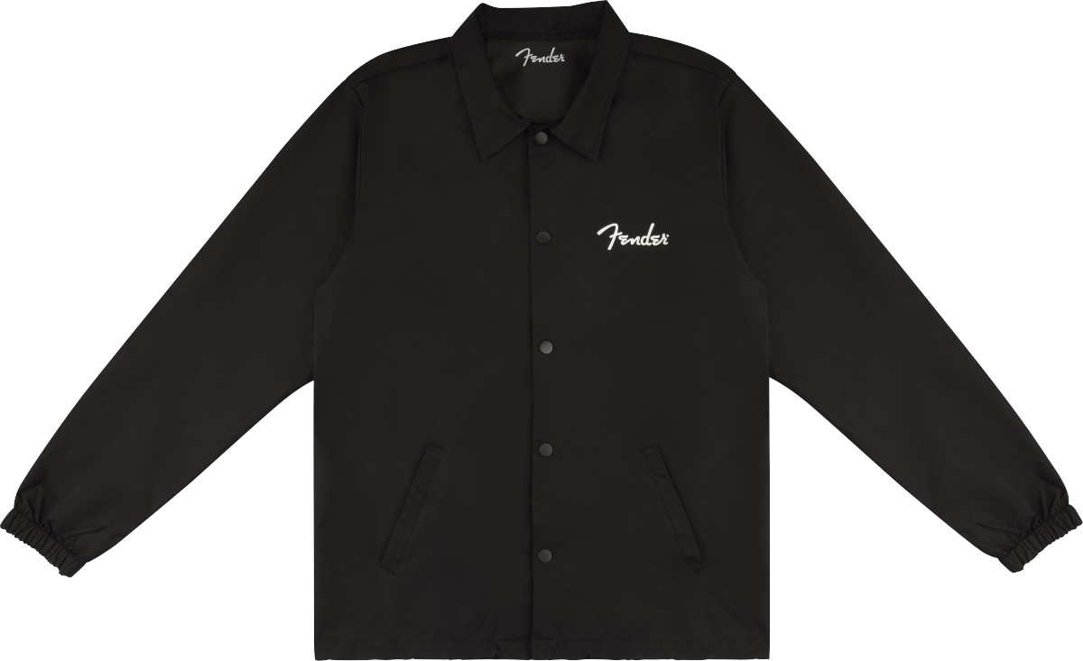 Fender Spaghetti Logo Coaches Jacket Black XXL