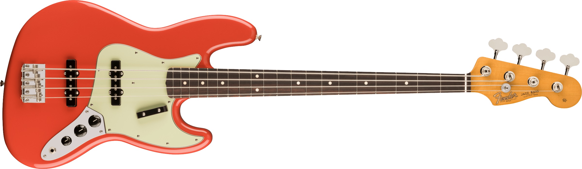 Fender Vintera II 60s Jazz Bass Rosewood Fingerboard, Fiesta Red