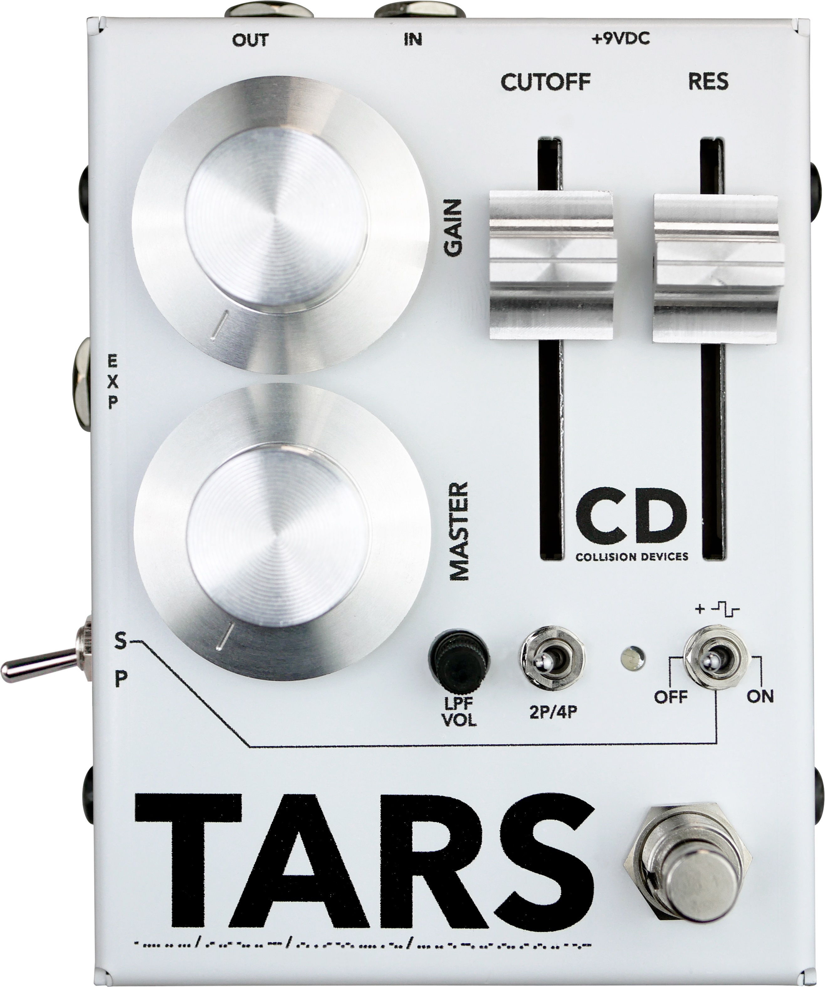 Fotografie Collision Devices TARS Silver on White