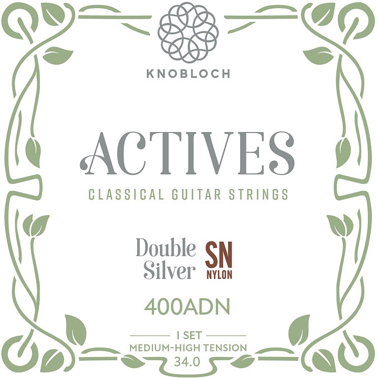Knobloch ACTIVES Double Silver SN Nylon Medium-high Tension 34.0